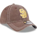 mutsid-kumer-pruun-reguleeritav-9twenty-washed-contrast-san-diego-padres-mlb-new-era