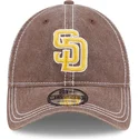 mutsid-kumer-pruun-reguleeritav-9twenty-washed-contrast-san-diego-padres-mlb-new-era