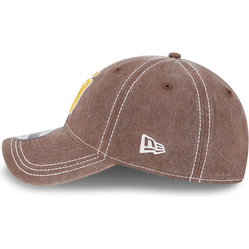 mutsid-kumer-pruun-reguleeritav-9twenty-washed-contrast-san-diego-padres-mlb-new-era