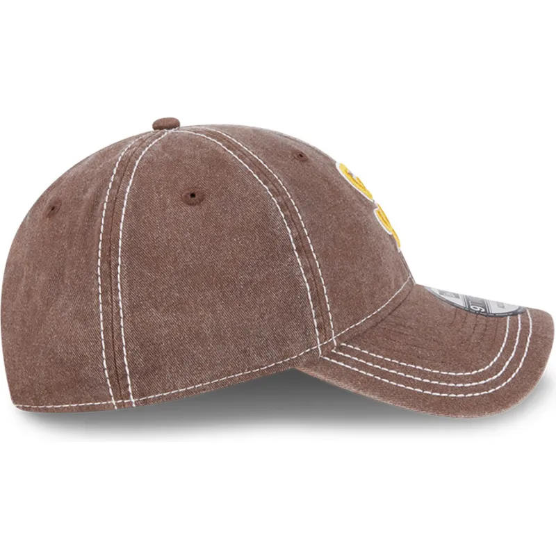 mutsid-kumer-pruun-reguleeritav-9twenty-washed-contrast-san-diego-padres-mlb-new-era