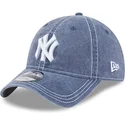 new-era-curved-brim-9twenty-washed-contrast-new-york-yankees-mlb-grey-adjustable-cap