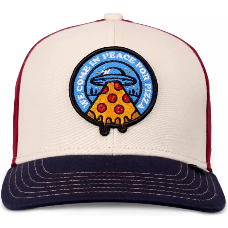 mutsid-kumer-mitmevarviline-snapback-lastele-peace-pizza-food-djinns