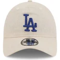 mutsid-kumer-beez-reguleeritav-9twenty-linen-spring-training-fan-pack-2025-los-angeles-dodgers-mlb-new-era