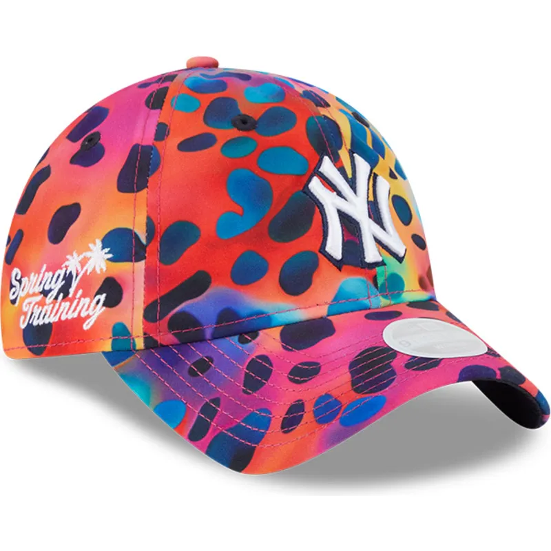 mutsid-kumer-mitmevarviline-reguleeritav-9twenty-spots-spring-training-fan-pack-2025-new-york-yankees-mlb-new-era