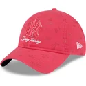 mutsid-kumer-roosa-reguleeritav-9twenty-pattern-spring-training-fan-pack-2025-new-york-yankees-mlb-new-era