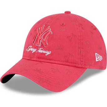 Mütsid kumer roosa reguleeritav rihm 9TWENTY Pattern Spring Training Fan Pack 2025 New York Yankees MLB New Era