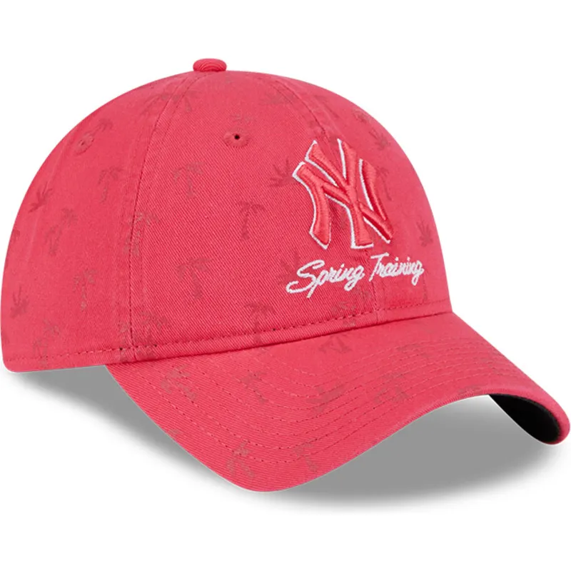 mutsid-kumer-roosa-reguleeritav-9twenty-pattern-spring-training-fan-pack-2025-new-york-yankees-mlb-new-era