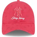 mutsid-kumer-roosa-reguleeritav-9twenty-pattern-spring-training-fan-pack-2025-new-york-yankees-mlb-new-era