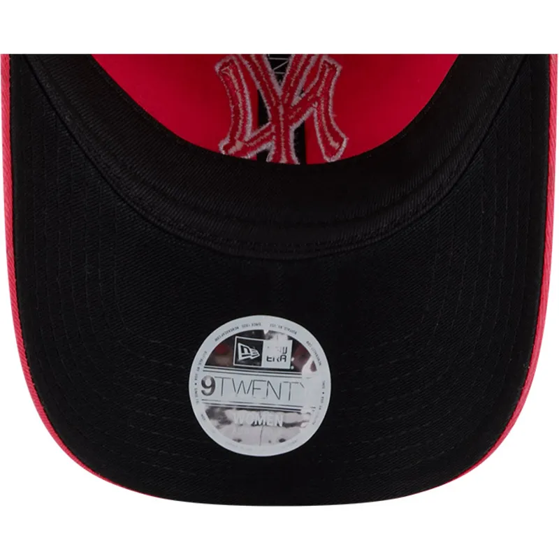 mutsid-kumer-roosa-reguleeritav-9twenty-pattern-spring-training-fan-pack-2025-new-york-yankees-mlb-new-era