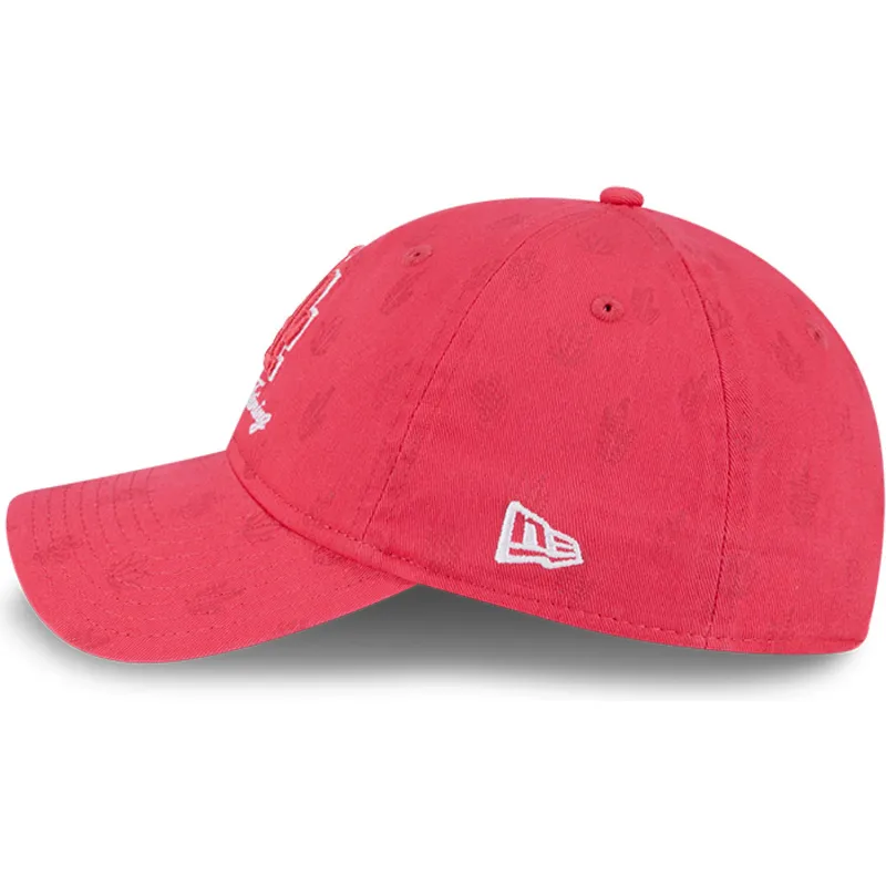 mutsid-kumer-roosa-reguleeritav-9twenty-pattern-spring-training-fan-pack-2025-los-angeles-dodgers-mlb-new-era