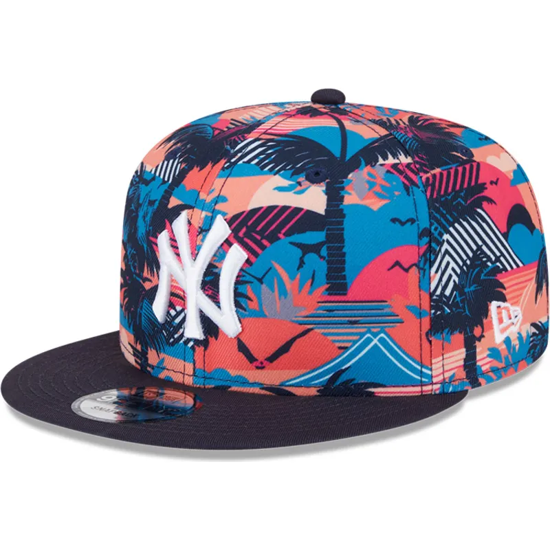 mutsid-lame-mitmevarviline-snapback-9fifty-printed-spring-training-fan-pack-2025-new-york-yankees-mlb-new-era