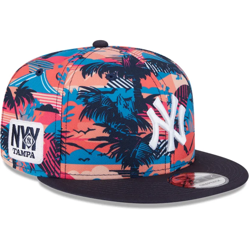 mutsid-lame-mitmevarviline-snapback-9fifty-printed-spring-training-fan-pack-2025-new-york-yankees-mlb-new-era