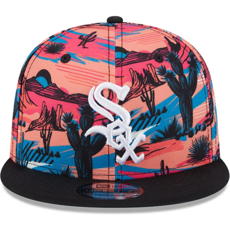 mutsid-lame-mitmevarviline-snapback-9fifty-printed-spring-training-fan-pack-2025-chicago-white-sox-mlb-new-era
