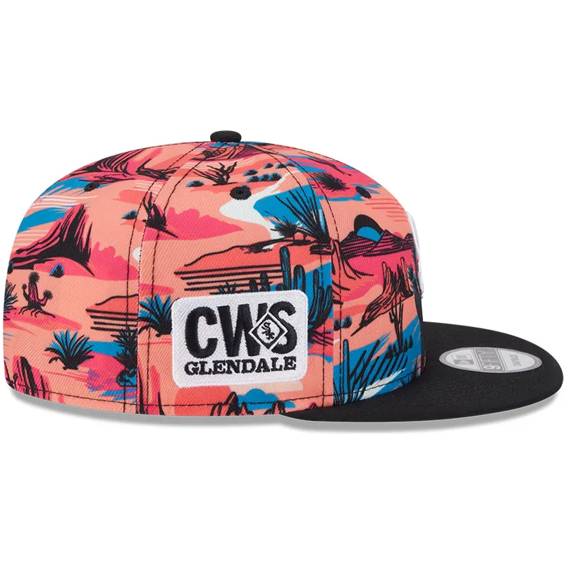 mutsid-lame-mitmevarviline-snapback-9fifty-printed-spring-training-fan-pack-2025-chicago-white-sox-mlb-new-era