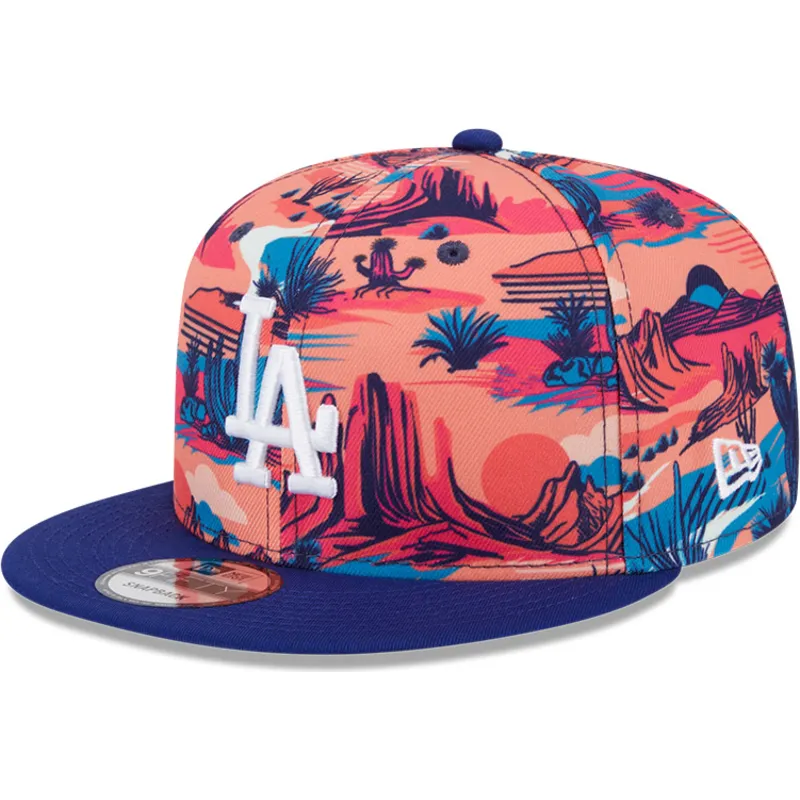 mutsid-lame-mitmevarviline-snapback-9fifty-printed-spring-training-fan-pack-2025-los-angeles-dodgers-mlb-new-era