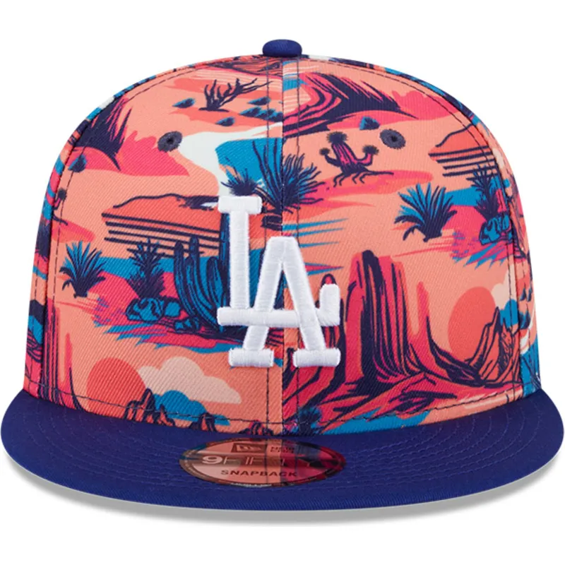 mutsid-lame-mitmevarviline-snapback-9fifty-printed-spring-training-fan-pack-2025-los-angeles-dodgers-mlb-new-era