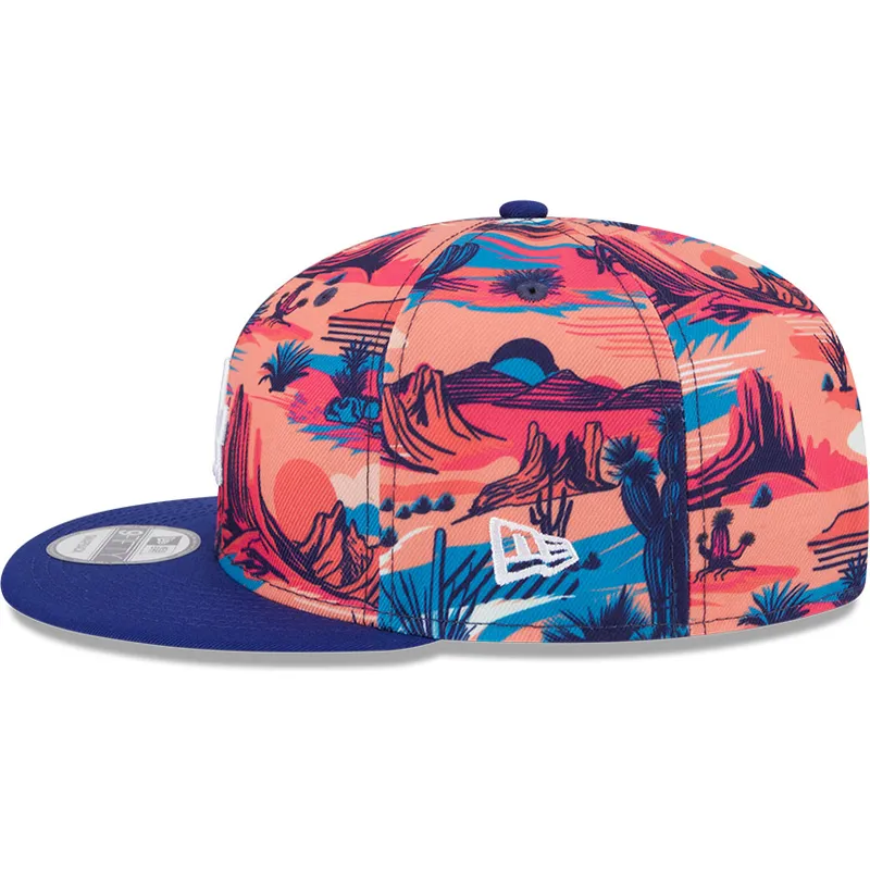 mutsid-lame-mitmevarviline-snapback-9fifty-printed-spring-training-fan-pack-2025-los-angeles-dodgers-mlb-new-era