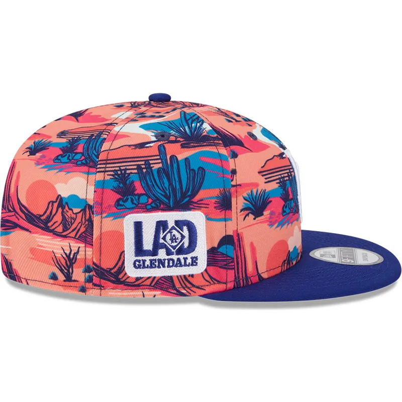 mutsid-lame-mitmevarviline-snapback-9fifty-printed-spring-training-fan-pack-2025-los-angeles-dodgers-mlb-new-era