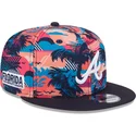mutsid-lame-mitmevarviline-snapback-9fifty-printed-spring-training-fan-pack-2025-atlanta-braves-mlb-new-era
