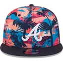 mutsid-lame-mitmevarviline-snapback-9fifty-printed-spring-training-fan-pack-2025-atlanta-braves-mlb-new-era