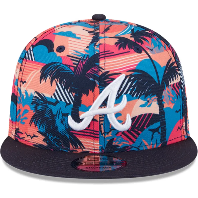 mutsid-lame-mitmevarviline-snapback-9fifty-printed-spring-training-fan-pack-2025-atlanta-braves-mlb-new-era