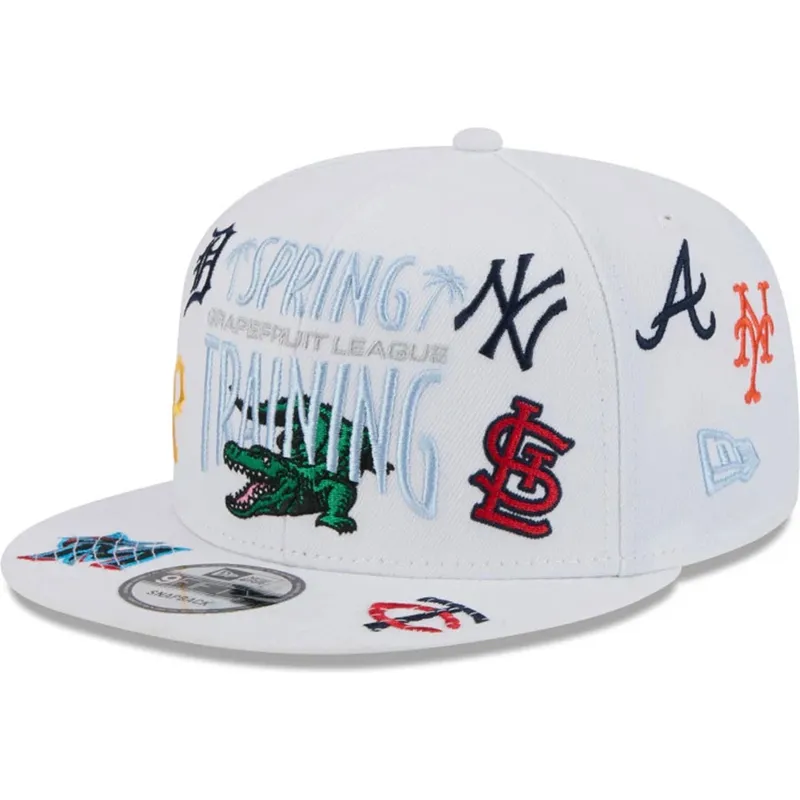 mutsid-lame-valge-snapback-9fifty-scatter-spring-training-fan-pack-2025-mlb-new-era mutsid-lame-valge-snapback-9fifty-scatter-spring-training-fan-pack-2025-mlb-new-era