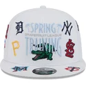 mutsid-lame-valge-snapback-9fifty-scatter-spring-training-fan-pack-2025-mlb-new-era