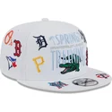 mutsid-lame-valge-snapback-9fifty-scatter-spring-training-fan-pack-2025-mlb-new-era