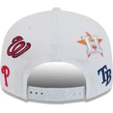 mutsid-lame-valge-snapback-9fifty-scatter-spring-training-fan-pack-2025-mlb-new-era