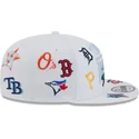 mutsid-lame-valge-snapback-9fifty-scatter-spring-training-fan-pack-2025-mlb-new-era