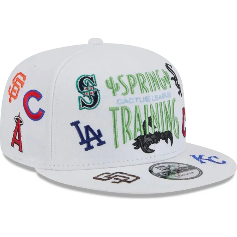mutsid-lame-valge-snapback-9fifty-scatter-spring-training-fan-pack-2025-mlb-new-era mutsid-lame-valge-snapback-9fifty-scatter-spring-training-fan-pack-2025-mlb-new-era