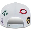 mutsid-lame-valge-snapback-9fifty-scatter-spring-training-fan-pack-2025-mlb-new-era