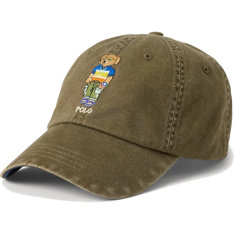 mutsid-kumer-roheline-reguleeritav-classic-sport-bear-polo-ralph-lauren