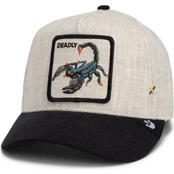 Mütsid kumer beež snapback escorpión Deadly Lethal Linen Rugged Comfort The Farm The Farm de Goorin Bros.