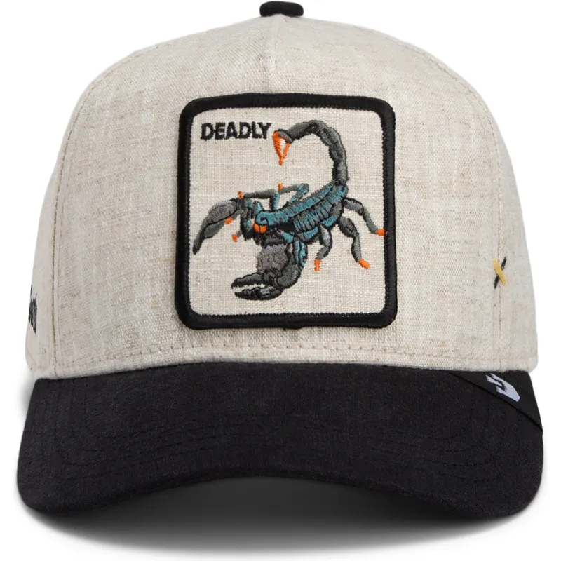 mutsid-kumer-beez-snapback-deadly-lethal-linen-rugged-comfort-the-farm-goorin-bros