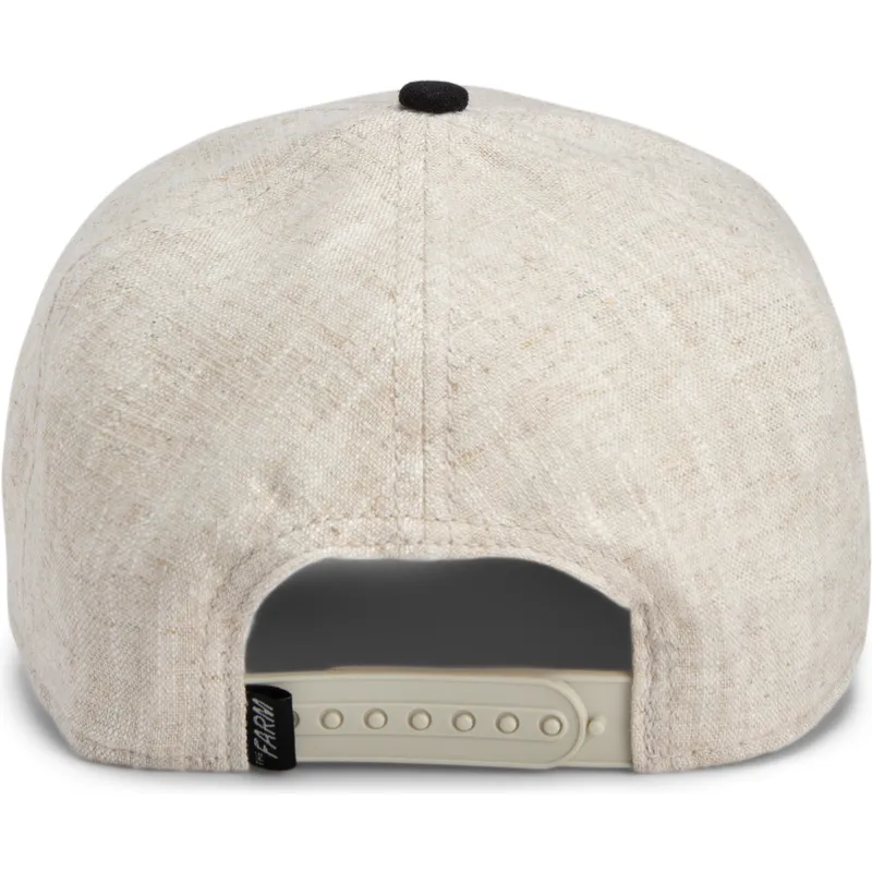 mutsid-kumer-beez-snapback-deadly-lethal-linen-rugged-comfort-the-farm-goorin-bros