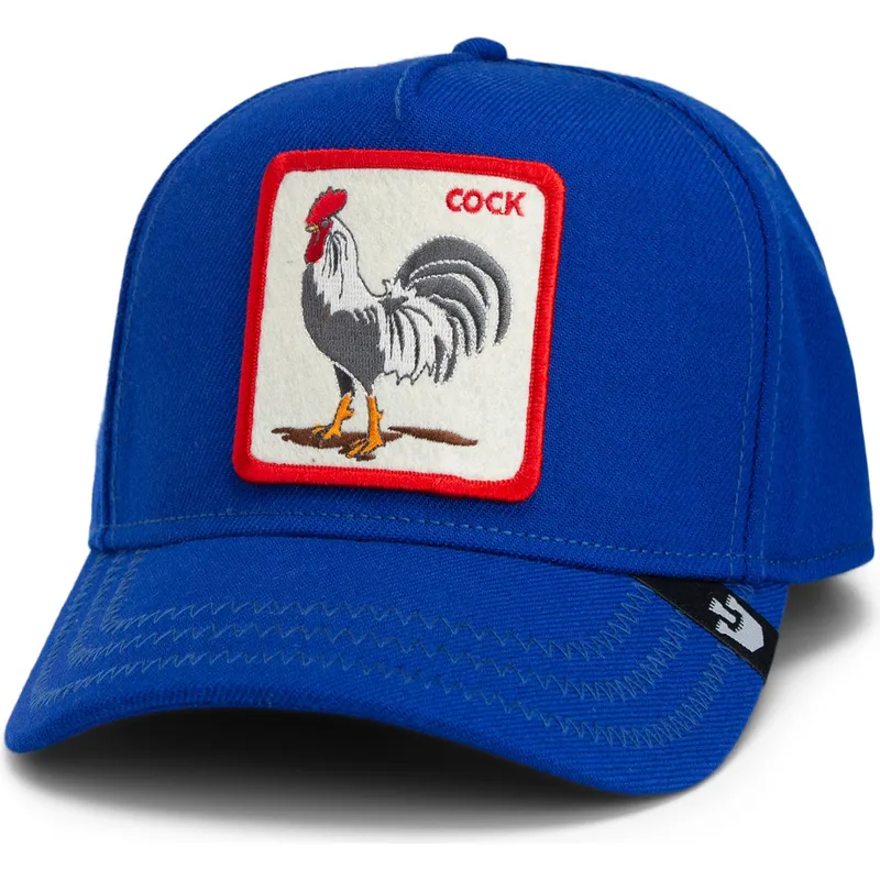 mutsid-kumer-sinine-snapback-cock-rooster-field-100-the-farm-goorin-bros