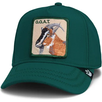 Goorin Bros. Curved Brim Goat G.O.A.T. Greatest Field 100 The Farm Green Snapback Cap