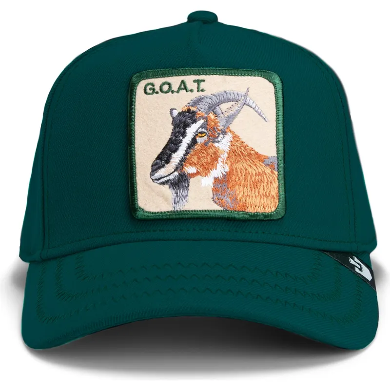 mutsid-kumer-roheline-snapback-goat-greatest-field-100-the-farm-goorin-bros