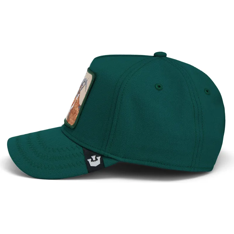 mutsid-kumer-roheline-snapback-goat-greatest-field-100-the-farm-goorin-bros