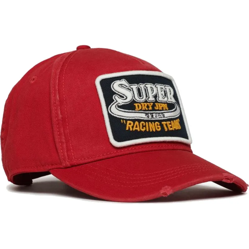 cap-kumer-red-adjustable-strap-superdry cap-kumer-red-adjustable-strap-superdry