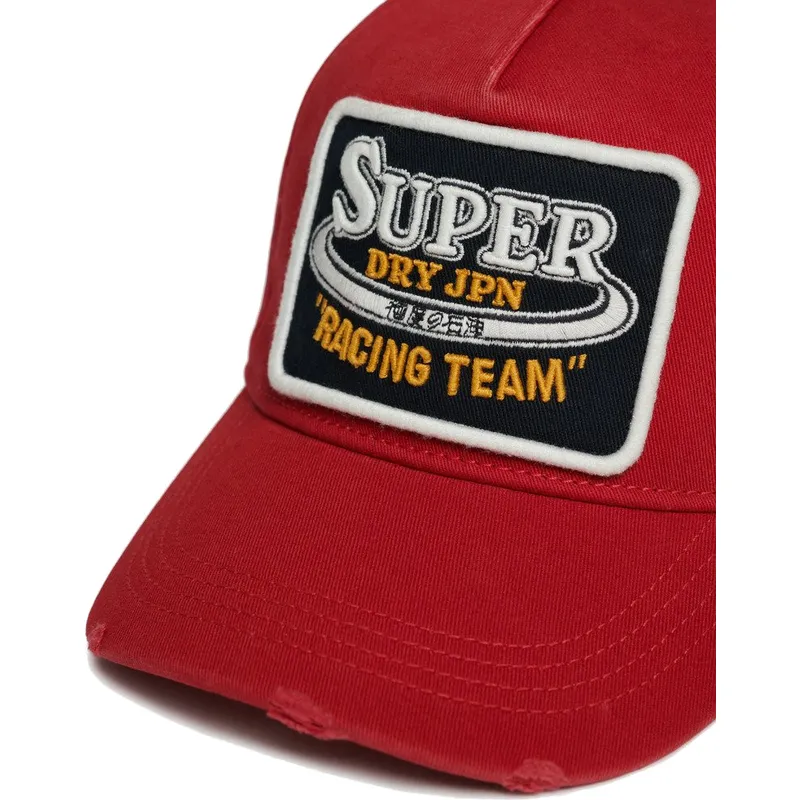cap-kumer-red-adjustable-strap-superdry cap-kumer-red-adjustable-strap-superdry