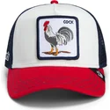 cap-kumer-multicolor-snapback-goorin-bros-cock-team-rooster-original-recipe-team-pride-the-farm-white-navy-blue-and-red-hat-the-