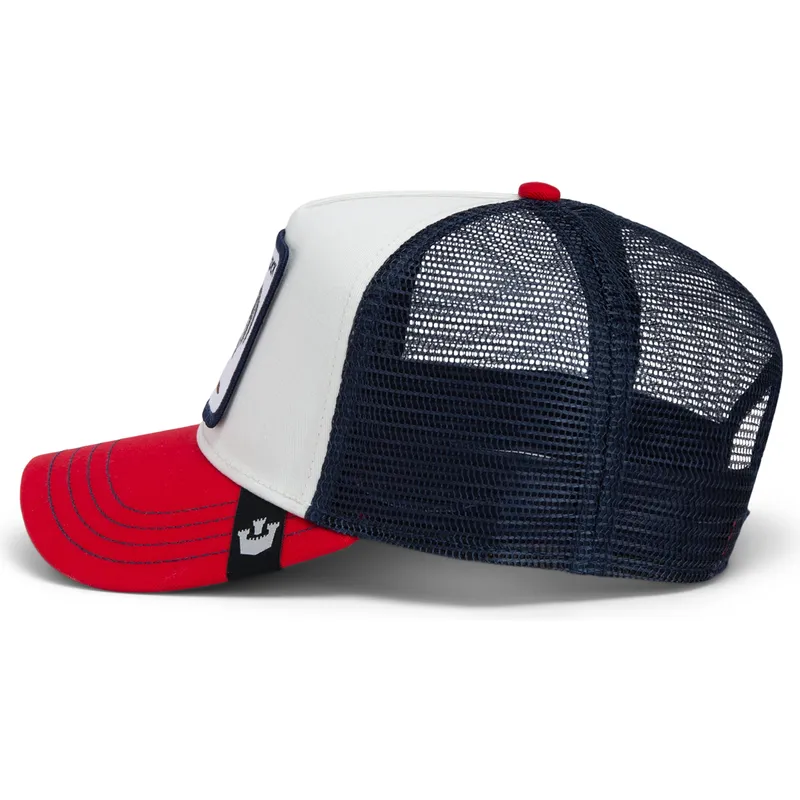 cap-kumer-multicolor-snapback-goorin-bros-cock-team-rooster-original-recipe-team-pride-the-farm-white-navy-blue-and-red-hat-the-