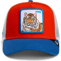 mutsid-kumer-veok-mitmevarviline-snapback-goorin-bros-king-team-tiger-original-recipe-team-pride-the-farm-orange-white-and-blue-