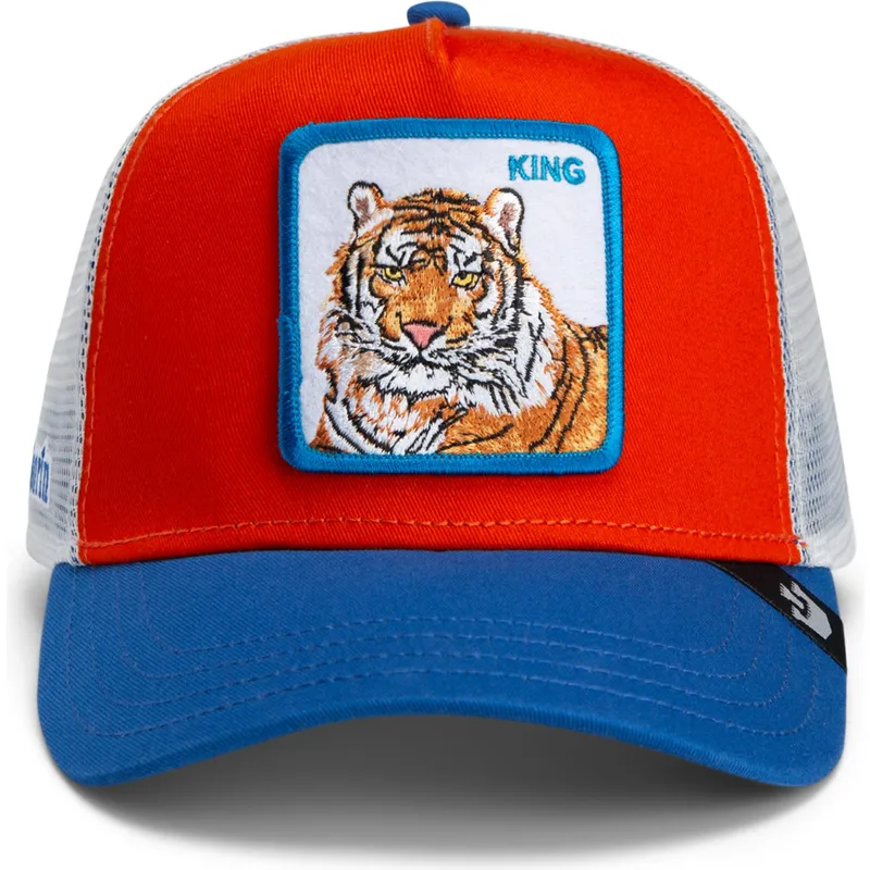 mutsid-kumer-veok-mitmevarviline-snapback-goorin-bros-king-team-tiger-original-recipe-team-pride-the-farm-orange-white-and-blue-