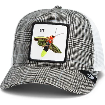 Cap kumer black snapback Goorin Bros. Lit Firefly Luxury Moon The Farm Black and White Hat The Farm de Goorin Bros.
