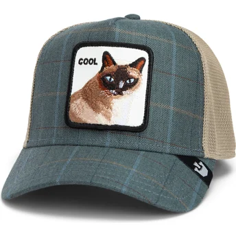 Mütsid kumer sinine snapback Goorin Bros. Cool Cat Luxury Moon The Farm Blue Hat The Farm Goorin Bros.