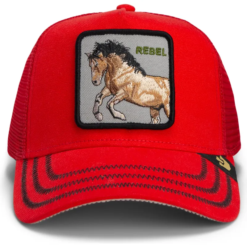 cap-kumer-red-snapback-goorin-bros-horse-rebel-the-wild-west-core-canvas-the-farm-red-hat-the-farm-de-goorin-bros