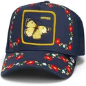 cap-kumer-navy-blue-snapback-goorin-bros-butterfly-hyper-active-flora-fauna-the-farm-navy-blue-hat-the-farm-de-goorin-bros